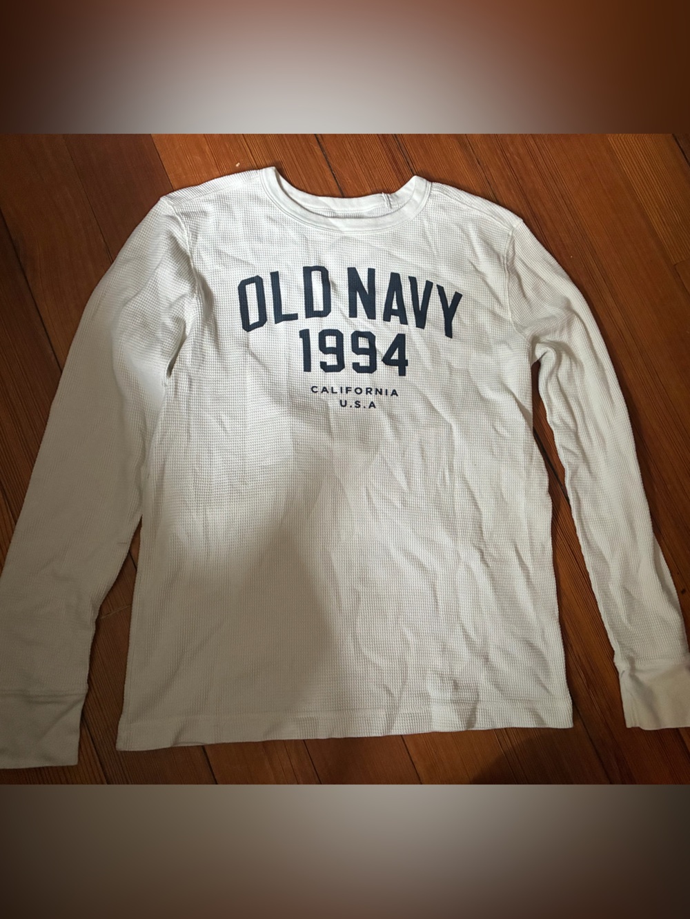Old navy waffle knit white